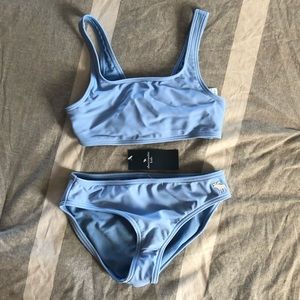 Abercrombie Kids Light Blue Bathing Suit. brand new with tags. size 7/8